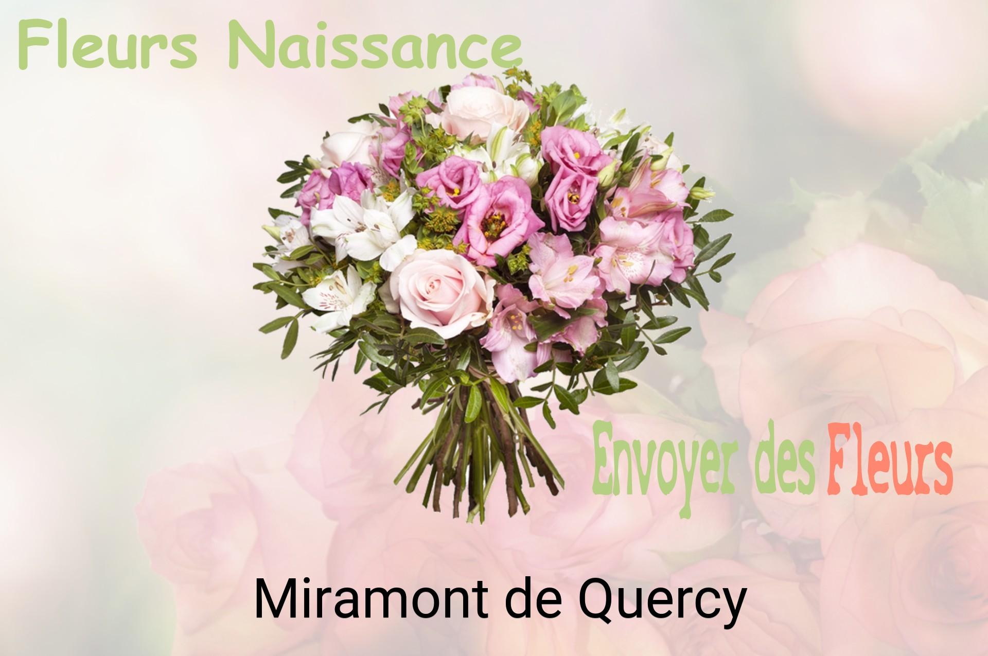 Bouquet de fleurs de naissance livré à Miramont-de-Quercy