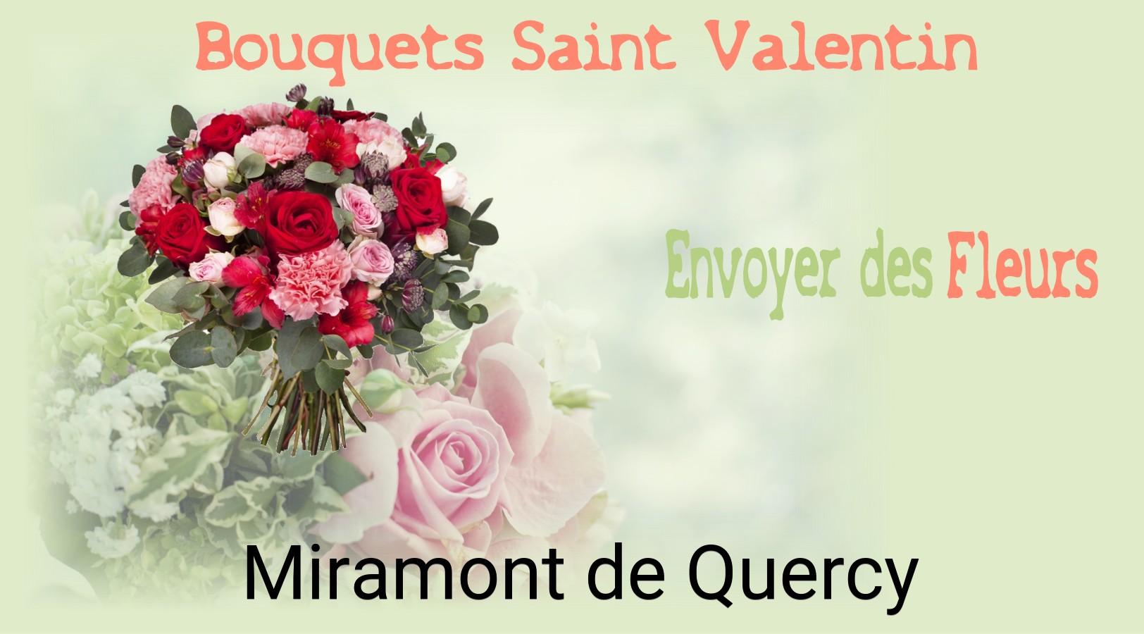 Roses de Saint-Valentin livrées à Miramont-de-Quercy